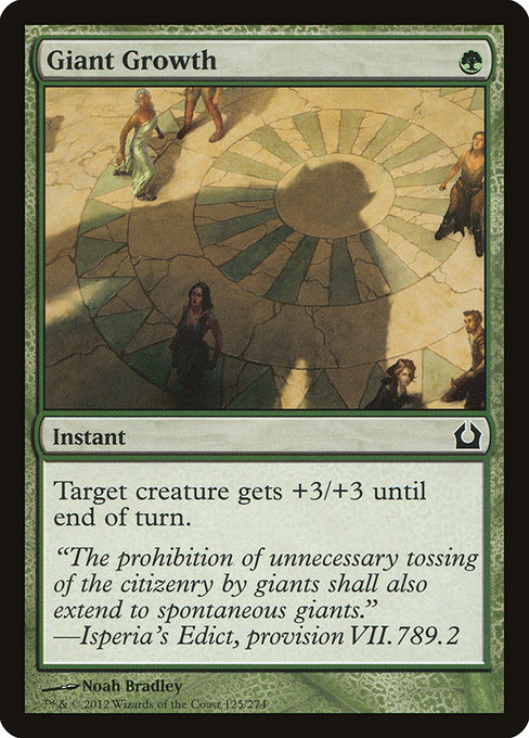 Giant Growth from Return to Ravnica