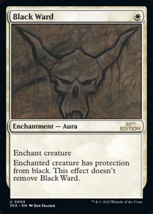 Black Ward from 30th Anniversary Edition