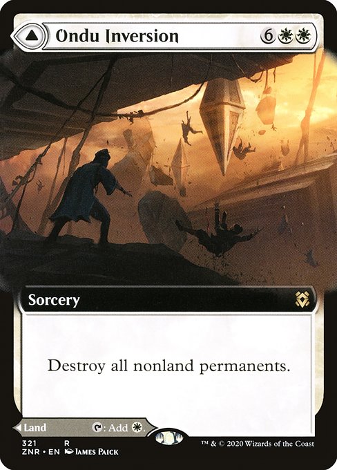 Ondu Inversion // Ondu Skyruins from Zendikar Rising