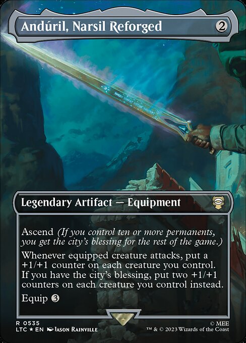 Andúril, Narsil Reforged highlighted card art