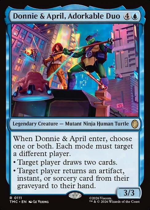 Donnie & April, Adorkable Duo from Teenage Mutant Ninja Turtles Eternal