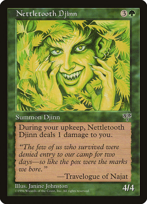 Nettletooth Djinn highlighted card art