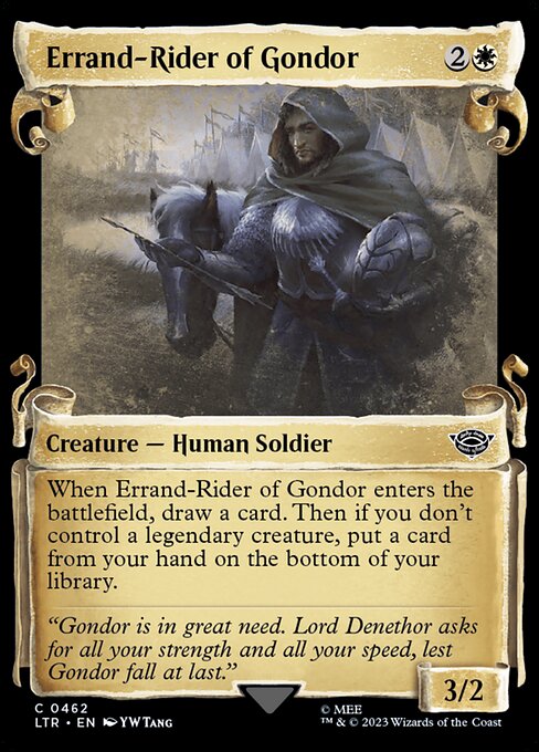 Errand-Rider of Gondor highlighted card art