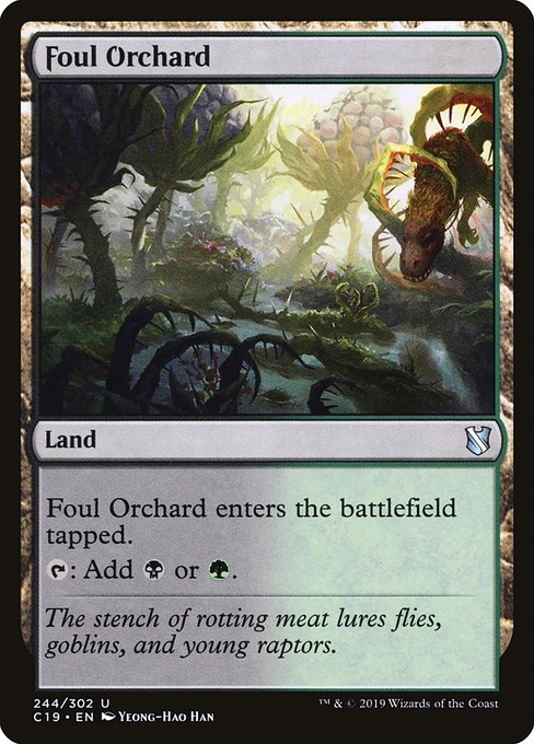 Foul Orchard from Commander 2019