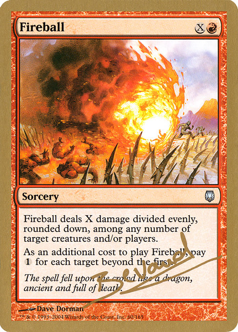 Fireball from World Championship Decks 2004