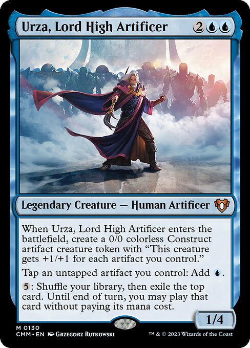 Urza, Lord High Artificer from Commander Masters