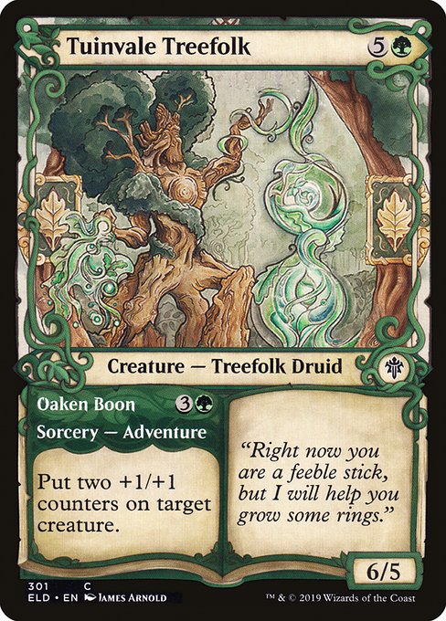 Tuinvale Treefolk // Oaken Boon from Throne of Eldraine
