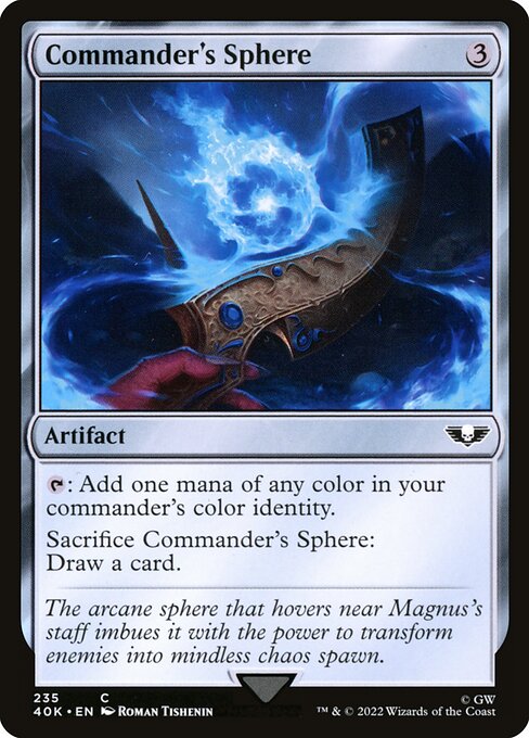 Commander's Sphere from Warhammer 40,000 Commander