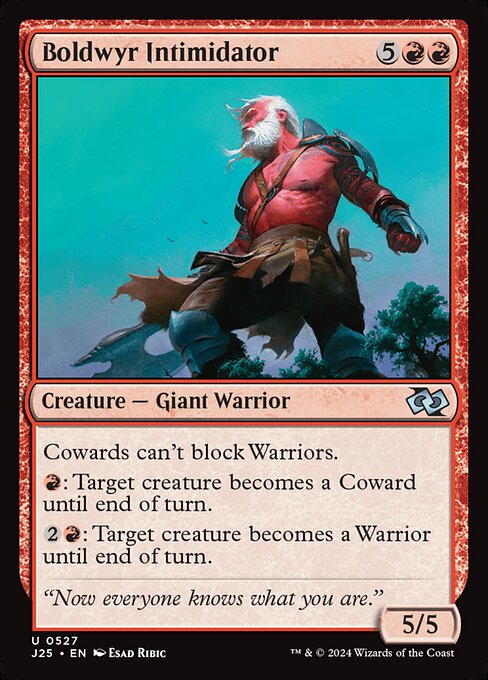 Boldwyr Intimidator highlighted card art