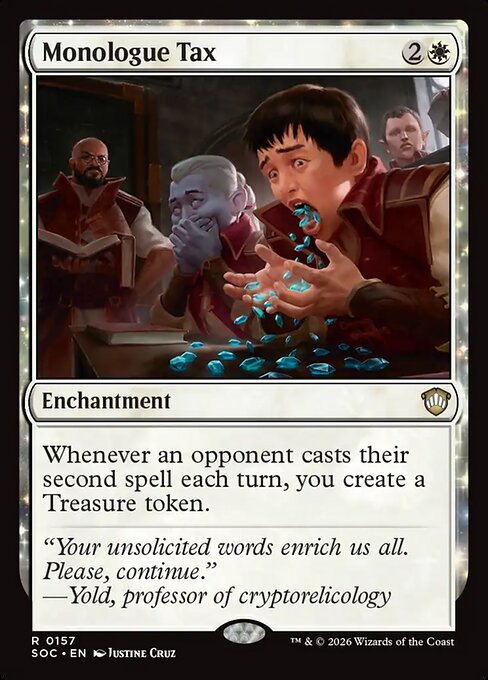 Monologue Tax from Secrets of Strixhaven Commander