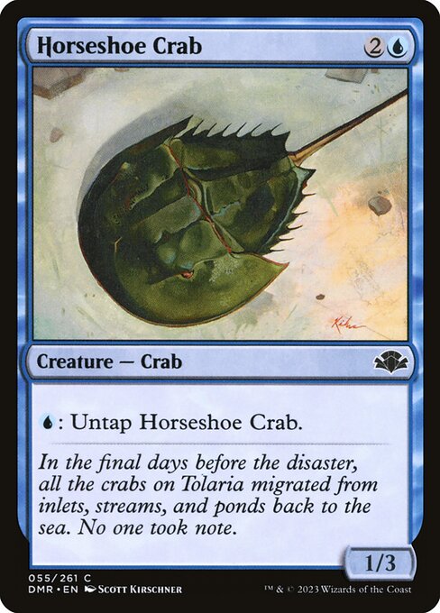 Horseshoe Crab highlighted card art