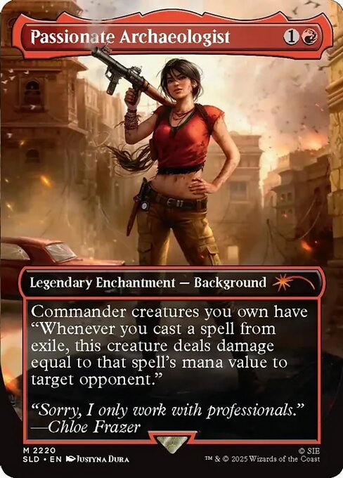 Passionate Archaeologist highlighted card art