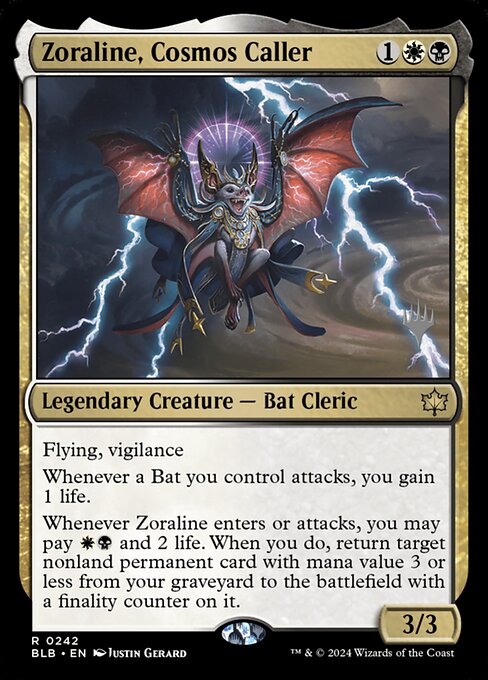 Zoraline, Cosmos Caller from Bloomburrow Promos