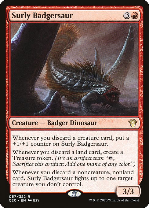 Surly Badgersaur highlighted card art