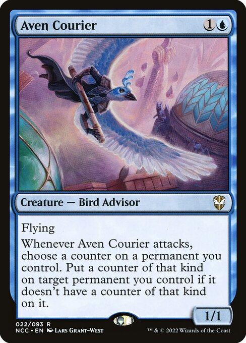 Aven Courier highlighted card art