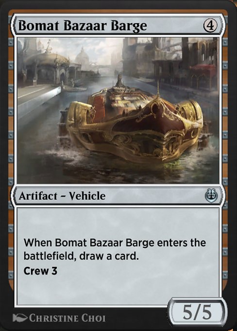 Bomat Bazaar Barge highlighted card art