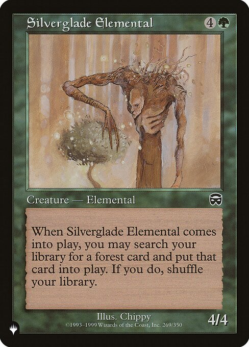 Silverglade Elemental highlighted card art