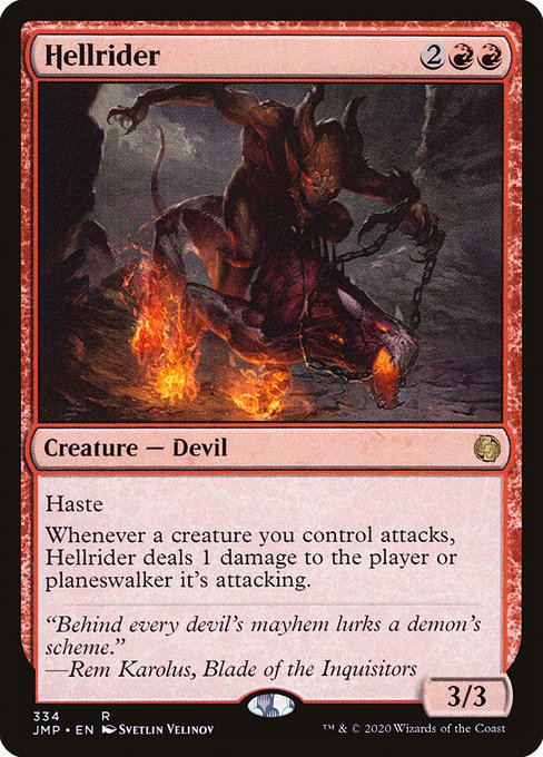 Hellrider highlighted card art