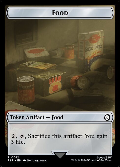 Food from Fallout Tokens