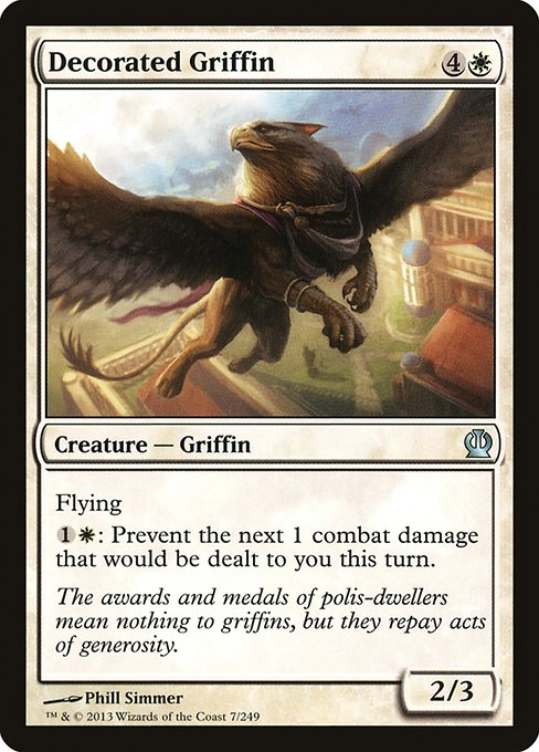 Decorated Griffin highlighted card art