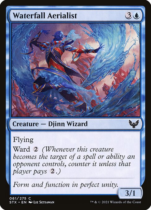 Waterfall Aerialist highlighted card art