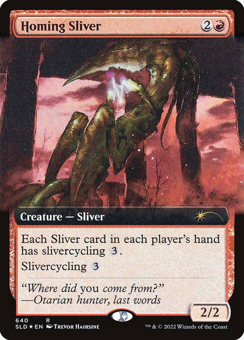 Homing Sliver highlighted card art
