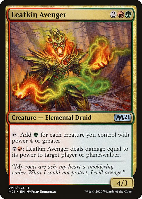 Leafkin Avenger highlighted card art