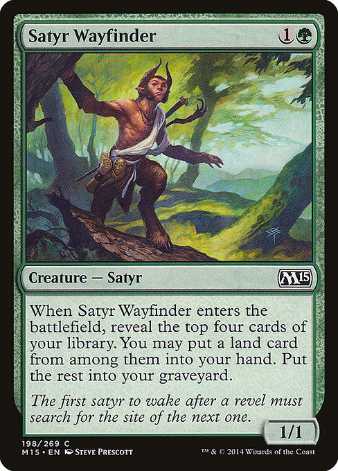 Satyr Wayfinder from Magic 2015
