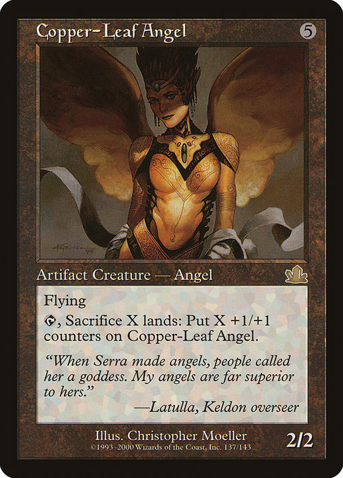 Copper-Leaf Angel highlighted card art