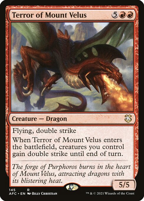 Terror of Mount Velus from Forgotten Realms Commander