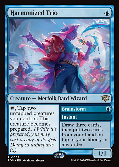 Harmonized Trio // Brainstorm from Secrets of Strixhaven Promos