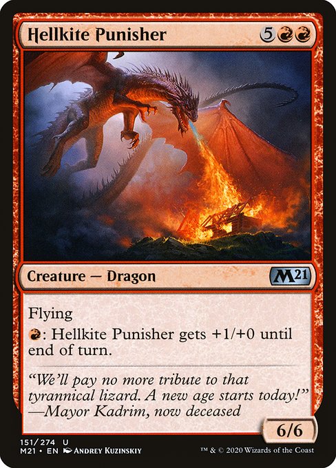 Hellkite Punisher highlighted card art