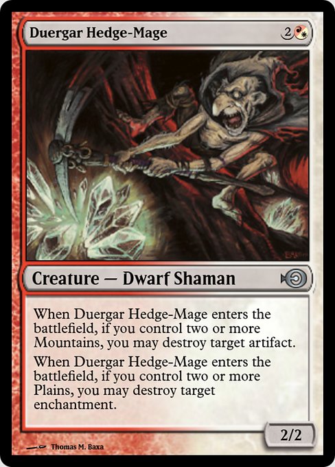 Duergar Hedge-Mage from Magic Online Promos