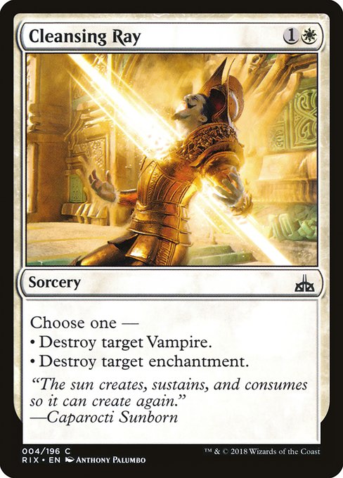 Cleansing Ray highlighted card art