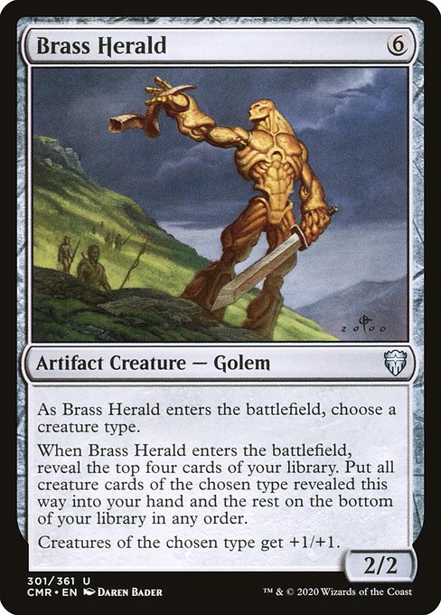 Brass Herald highlighted card art