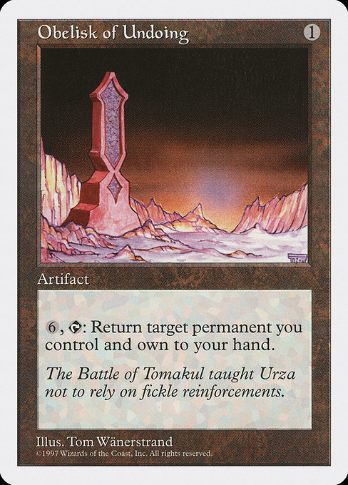 Obelisk of Undoing from Fifth Edition