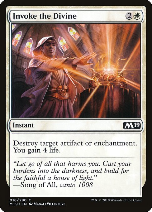 Invoke the Divine from Core Set 2019