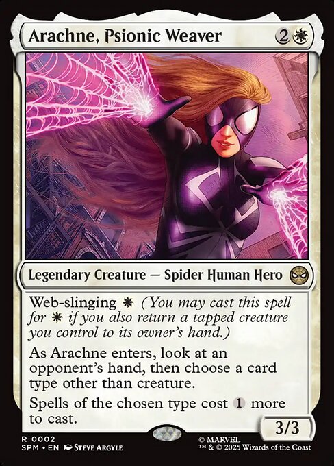 Arachne, Psionic Weaver from Marvel's Spider-Man