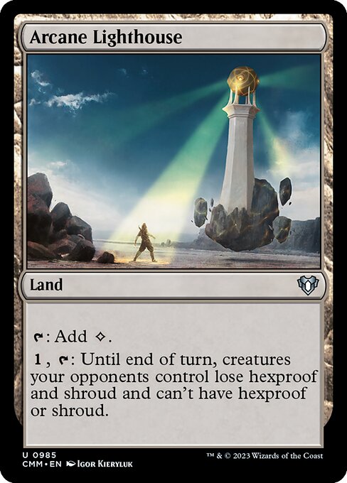 Arcane Lighthouse from Commander Masters