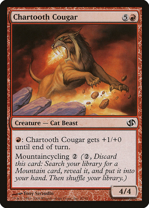 Chartooth Cougar from Duel Decks: Jace vs. Chandra
