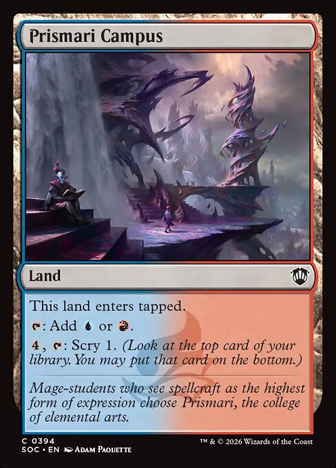 Prismari Campus from Secrets of Strixhaven Commander