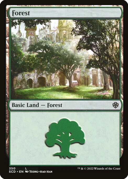 Forest from Starter Commander Decks