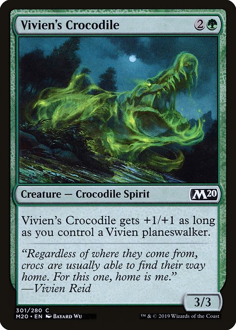Vivien's Crocodile highlighted card art