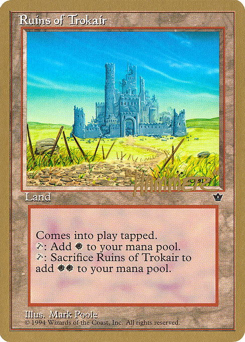 Ruins of Trokair from Pro Tour Collector Set