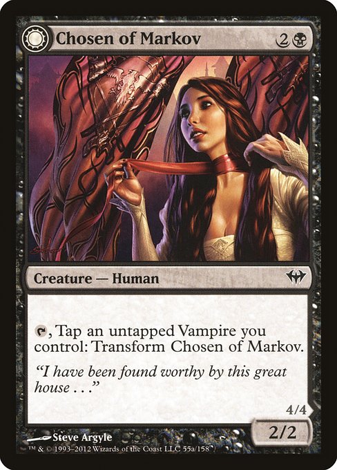 Chosen of Markov // Markov's Servant from Dark Ascension