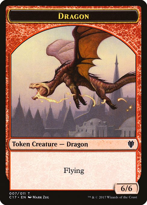 Dragon from Commander 2017 Tokens