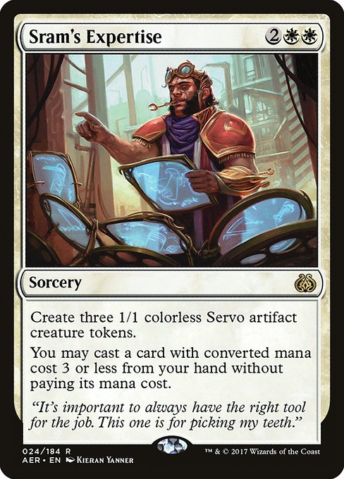 Sram's Expertise from Aether Revolt