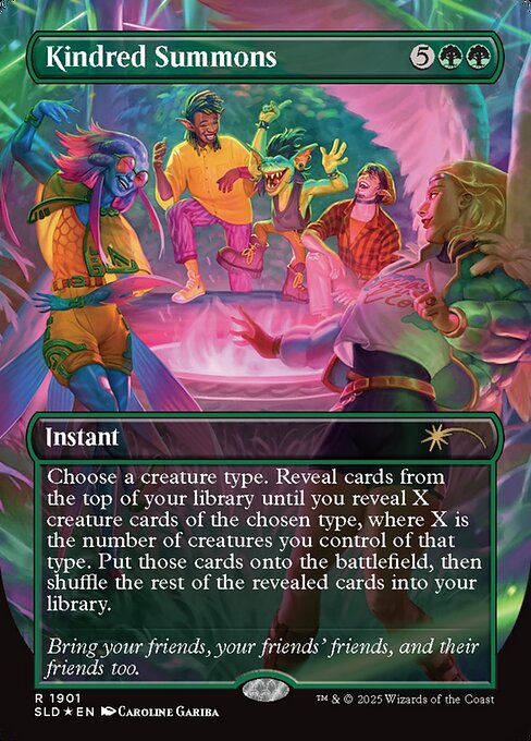 Kindred Summons highlighted card art