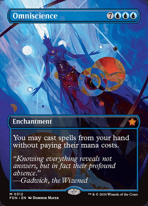 Omniscience highlighted card art