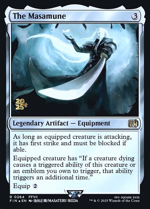 The Masamune highlighted card art